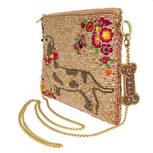 Load image into Gallery viewer, Doxie Beaded Crossbody Mini Handbag