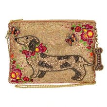 Load image into Gallery viewer, Doxie Beaded Crossbody Mini Handbag