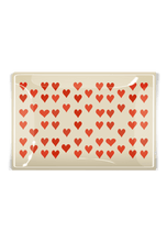 Load image into Gallery viewer, I Love You With A Thousand Hearts Decoupage Glass Tray