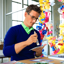 Load image into Gallery viewer, I Love You. I Love You. Decoupage Glass Tray