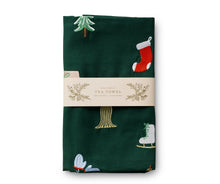 Load image into Gallery viewer, Signs of the Season Embroidered Tea Towel