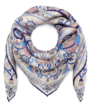 Load image into Gallery viewer, Liberty London Lodden 70 x 70cm Silk Twill Scarf