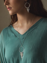 Load image into Gallery viewer, Altamira Hoop Earrings Silver