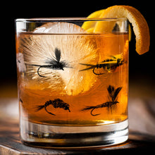 Load image into Gallery viewer, Fly Fishing Flies Whiskey Glasses
