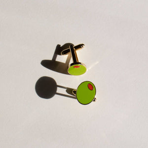 Olive Cufflinks