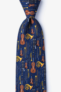 Well Orchestrated Silk Tie