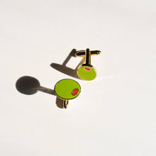 Load image into Gallery viewer, Olive Cufflinks
