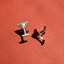 Load image into Gallery viewer, Martini Cufflinks
