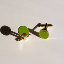 Load image into Gallery viewer, Olive Cufflinks
