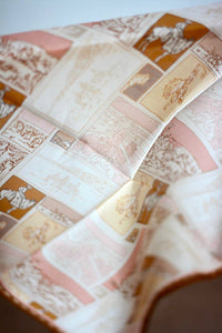 Western Ranching Vintage Photos Silk Wild Rag