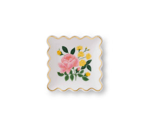 Rifle Roses Scalloped Ring Dish