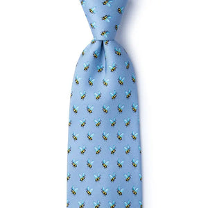 Buzz Off Bee Silk Tie