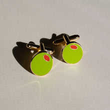 Load image into Gallery viewer, Olive Cufflinks
