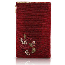 Load image into Gallery viewer, Eastern Bloom Burgundy Crossbody
