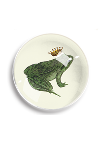 Frog Prince Crystal Dome Paperweight