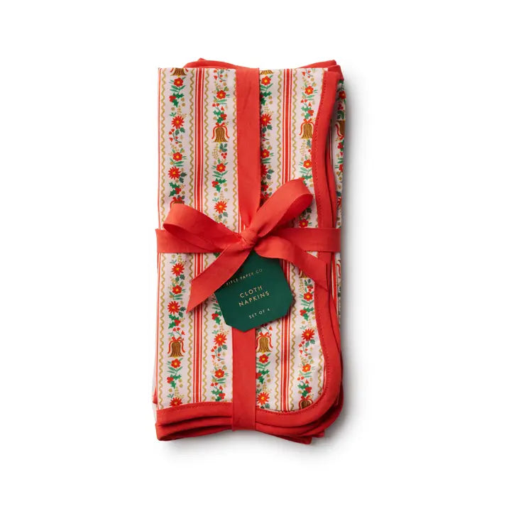 Holly Jolly Napkins-Set of 4