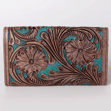 Load image into Gallery viewer, Hand-Tooled Leather Wallet
