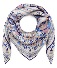 Load image into Gallery viewer, Liberty London Lodden 70 x 70cm Silk Twill Scarf
