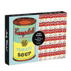 Andy Warhol Soup Can Double Sided 500 piece Jigsaw Puzzle
