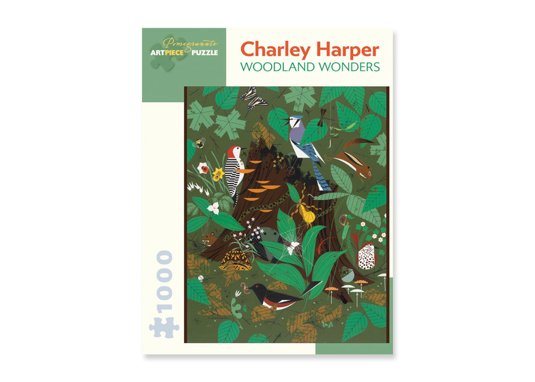 Charley Harper: Woodland Wonders 1000-Piece Jigsaw Puzzle