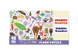 Charley Harper: Wildlife Wonders Floor Puzzle