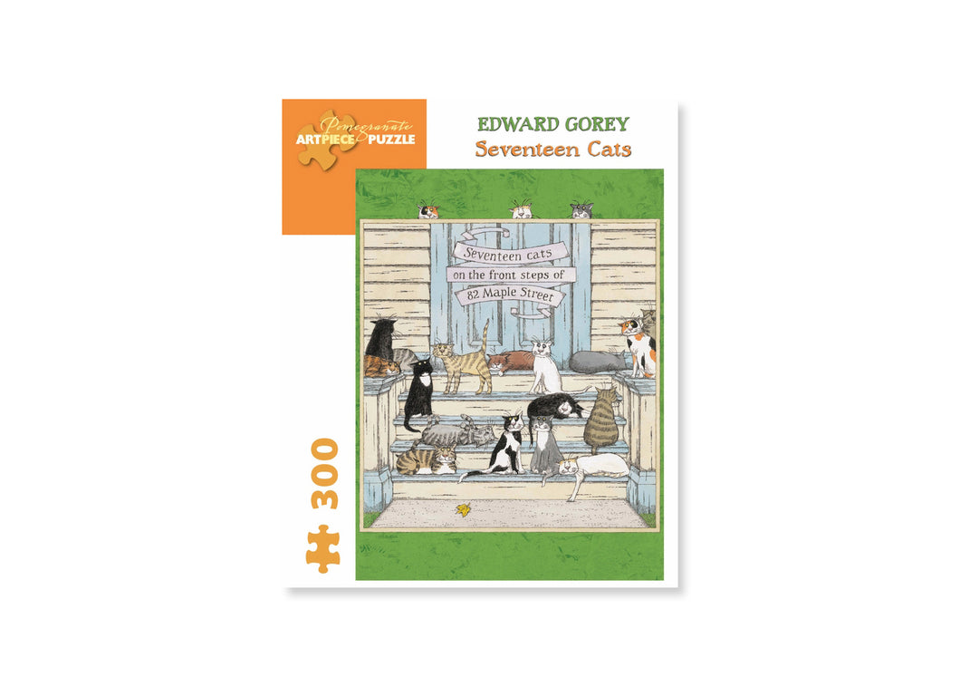 Edward Gorey: Seventeen Cats 300-Piece Jigsaw Puzzle
