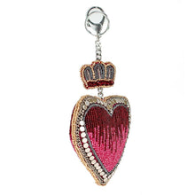 Load image into Gallery viewer, Have a Heart Beaded Coin Purse or Key Fob
