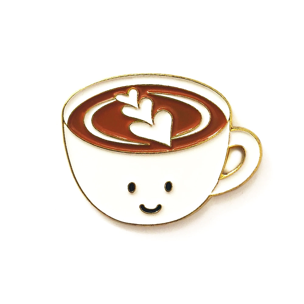 Caffe Latte Enamel Pin