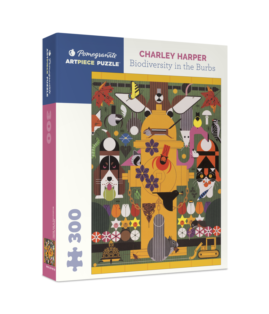 Charley Harper: Biodiversity in the Burbs 300-Piece Jigsaw Puzzle