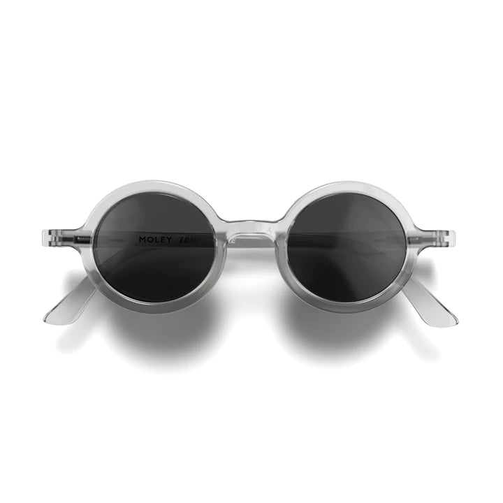 Moley Sunglasses-Transparent with Dark Lenses