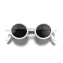 Load image into Gallery viewer, Moley Sunglasses-Matt White with Dark Lenses
