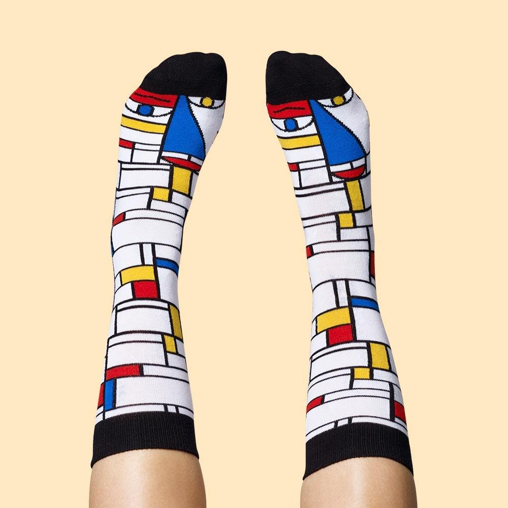 Feet Mondrian, Medium Unisex