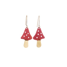 Load image into Gallery viewer, Mushroom Earrings
