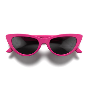 Naughty Sunglasses-Matt Pink with Dark Lenses